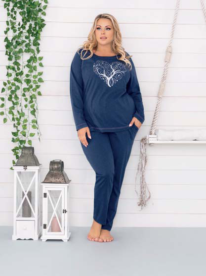 Dámská noční košile s krátkým rukávem Hosta  -Italian Fashion 