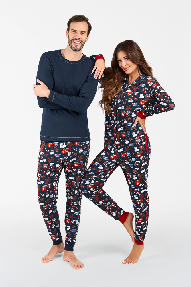 Italian Fashion Makala overal tmavě modrý/vánoční